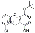 (R)-2-TERT-BUTOXYCARBONYLAMINO-3-(2,6-DICHLORO-PHENYL)-PROPIONIC ACID Struktur