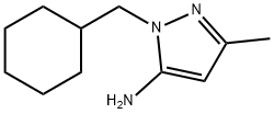 2-CYCLOHEXYLMETHYL-5-METHYL-2H-PYRAZOL-3-YLAMINE Struktur