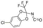 5-CHLORO-2-ISOCYANATO-2-TRIFLUOROMETHYL-BENZO[1,3]DIOXOLE Struktur