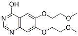 4-HYDROXY-6,7-BIS-(2-METHOXYETHOXY)QUINAZOLINE Struktur