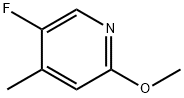 5-FLUORO-2-METHOXY-4-PICOLINE Struktur