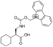 (S)-2-CYCLOHEXYL-3-(9H-FLUOREN-9-YLMETHOXYCARBONYLAMINO)-PROPIONIC ACID Struktur