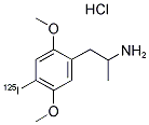 (+/-)-DOI[125I], HCL Struktur