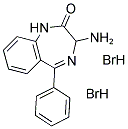 3-AMINO-5-PHENYL-1,3-DIHYDRO-BENZO[E][1,4]DIAZEPIN-2-ONE DIHYDROBROMIDE Struktur