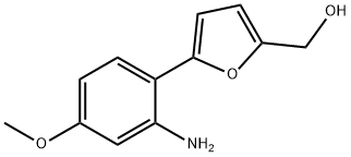 [5-(2-AMINO-4-METHOXY-PHENYL)-FURAN-2-YL]-METHANOL Structure