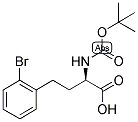 (R)-4-(2-BROMO-PHENYL)-2-TERT-BUTOXYCARBONYLAMINO-BUTYRIC ACID Struktur