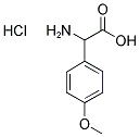 AMINO-(4-METHOXY-PHENYL)-ACETIC ACID HCL Struktur