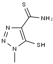 5-MERCAPTO-1-METHYL-1H-1,2,3-TRIAZOLE-4-CARBOTHIOAMIDE Struktur