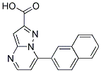 7-NAPHTHALEN-2-YL-PYRAZOLO[1,5-A]PYRIMIDINE-2-CARBOXYLIC ACID Struktur