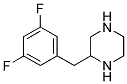 2-(3,5-DIFLUORO-BENZYL)-PIPERAZINE Struktur