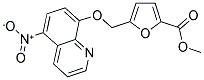 METHYL 5-([(5-NITRO-8-QUINOLINYL)OXY]METHYL)-2-FUROATE Struktur