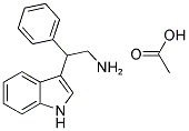 2-(1H-INDOL-3-YL)-2-PHENYLETHANAMINE ACETATE Struktur