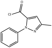 5-METHYL-2-PHENYL-2H-PYRAZOLE-3-CARBONYL CHLORIDE Struktur