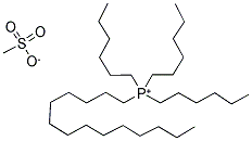 TRIHEXYL(TETRADECYL)PHOSPHONIUM METHANESULFONATE Struktur