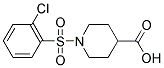 1-[(2-CHLOROPHENYL)SULFONYL]PIPERIDINE-4-CARBOXYLIC ACID Struktur