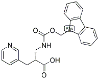 (R)-3-(9H-FLUOREN-9-YLMETHOXYCARBONYLAMINO)-2-PYRIDIN-3-YLMETHYL-PROPIONIC ACID Struktur