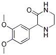 3-(3,4-DIMETHOXY-PHENYL)-PIPERAZIN-2-ONE Struktur