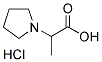 2-PYRROLIDIN-1-YL-PROPIONIC ACIDHYDROCHLORIDE Struktur