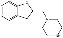 1-(2,3-DIHYDRO-BENZOFURAN-2-YLMETHYL)-PIPERAZINE Struktur