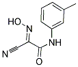 (2E)-2-CYANO-2-(HYDROXYIMINO)-N-(3-METHYLPHENYL)ACETAMIDE Struktur