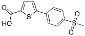 5-[4-(METHYLSULFONYL)PHENYL]-2-THIOPHENECARBOXYLIC ACID Struktur