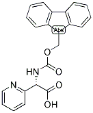 (S)-[(9H-FLUOREN-9-YLMETHOXYCARBONYLAMINO)]-PYRIDIN-2-YL-ACETIC ACID Struktur