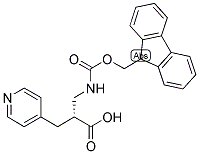 (R)-3-(9H-FLUOREN-9-YLMETHOXYCARBONYLAMINO)-2-PYRIDIN-4-YLMETHYL-PROPIONIC ACID Struktur