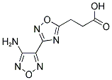 3-[3-(4-AMINO-1,2,5-OXADIAZOL-3-YL)-1,2,4-OXADIAZOL-5-YL]PROPANOIC ACID Struktur