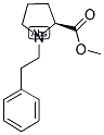 METHYL 1-(2-PHENYLETHYL)-(2S)-2-PYRROLIDINECARBOXYLATE Struktur