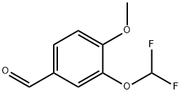 3-(DIFLUOROMETHOXY)-4-METHOXYBENZALDEHYDE Struktur