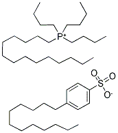 TRIBUTYL(TETRADECYL)PHOSPHONIUM DODECYLBENZENESULFONATE Struktur