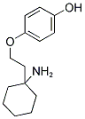 PHENOL 4-(2-(1-CYCLOHEXYLAMINE)ETHOXY) Struktur