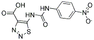 5-({[(4-NITROPHENYL)AMINO]CARBONYL}AMINO)-1,2,3-THIADIAZOLE-4-CARBOXYLIC ACID Struktur