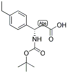 (S)-3-TERT-BUTOXYCARBONYLAMINO-3-(4-ETHYL-PHENYL)-PROPIONIC ACID Struktur