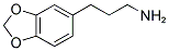 3-BENZO[1,3]DIOXOL-5-YL-PROPYLAMINE Struktur