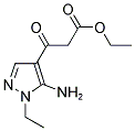 3-(5-AMINO-1-ETHYL-1H-PYRAZOL-4-YL)-3-OXO-PROPIONIC ACID ETHYL ESTER Struktur