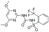 N-{[(4,6-DIMETHOXYPYRIMIDIN-2-YL)AMINO]CARBONYL}-2-(TRIFLUOROMETHYL)BENZENESULFONAMIDE Struktur