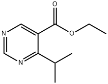 ETHYL-4-ISOPROPYL PYRIMIDINE-5-CARBOXYLATE Struktur