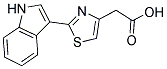 [2-(1H-INDOL-3-YL)-THIAZOL-4-YL]-ACETIC ACID Struktur