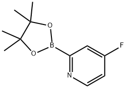 4-FLUOROPYRIDINE-2-BORONIC ACID PINACOL ESTER Struktur