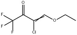 3-CHLORO-4-ETHOXY-1,1,1-TRIFLUORO-BUT-3-EN-2-ONE Struktur