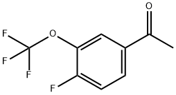 4'-FLUORO-3'-(TRIFLUOROMETHOXY)ACETOPHENONE Struktur