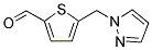 5-(1H-PYRAZOL-1-YLMETHYL)-2-THIOPHENECARBALDEHYDE Struktur