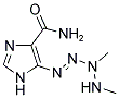 5-[(1E)-3,4-DIMETHYLTETRAZ-1-ENYL]-1H-IMIDAZOLE-4-CARBOXAMIDE Struktur