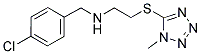 N-(4-CHLOROBENZYL)-2-((1-METHYL-1H-TETRAZOL-5-YL)THIO)ETHANAMINE Struktur