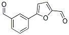 5-(3-FORMYL-PHENYL)-FURAN-2-CARBALDEHYDE Struktur