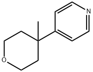 4-(4-METHYL-TETRAHYDRO-PYRAN-4-YL)-PYRIDINE Struktur