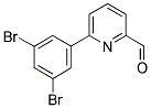 6-(3,5-DIBROMOPHENYL)PYRIDINE-2-CARBALDEHYDE Struktur