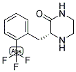 (R)-3-(2-TRIFLUOROMETHYL-BENZYL)-PIPERAZIN-2-ONE Struktur