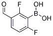 2,6-DIFLUORO-3-FORMYLPHENYLBORONIC ACID Struktur